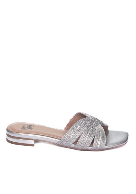 Sandalo flat 875 argento BIBI LOU | 875Z94HGV24-PLATA